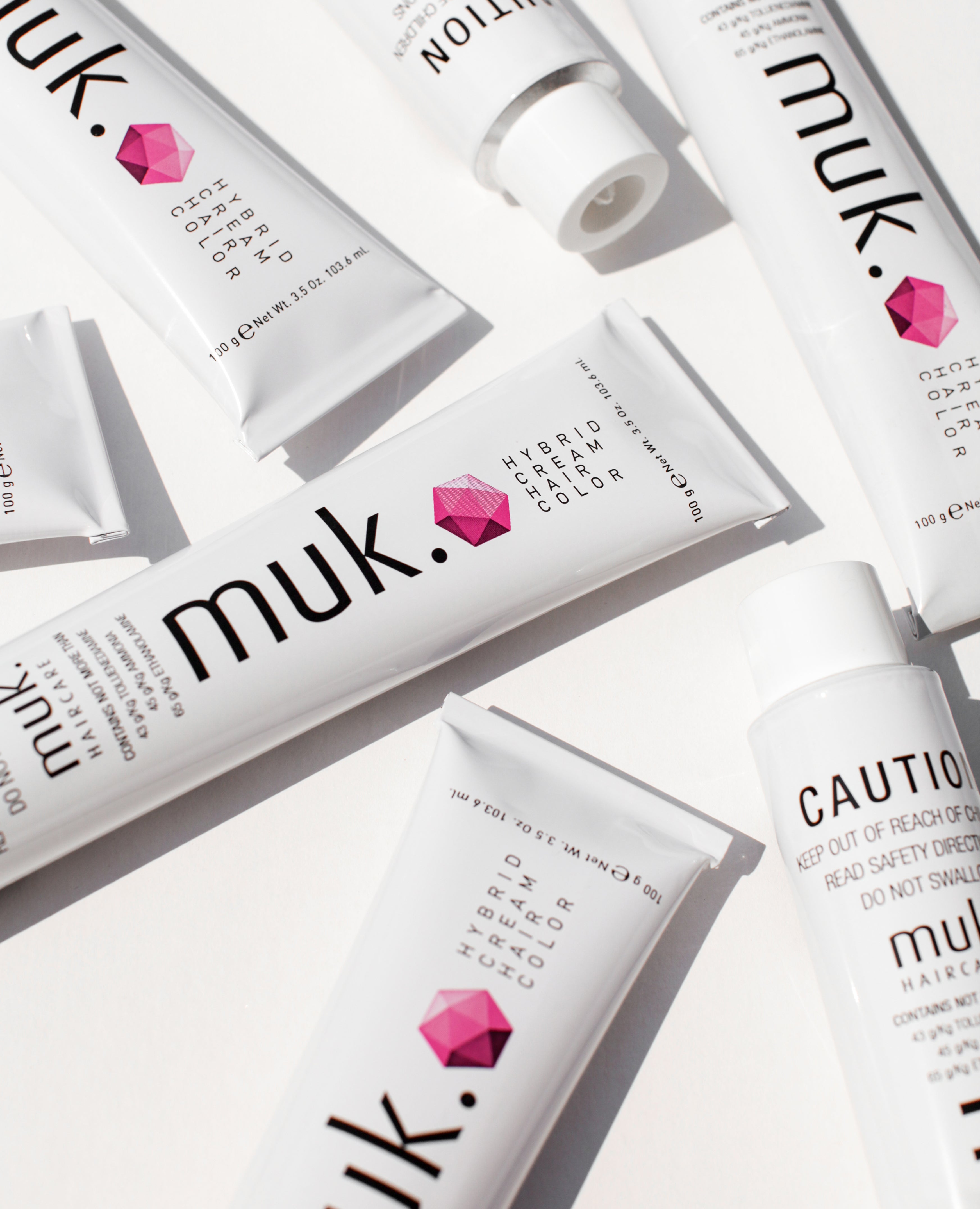 muk Hybrid Cream Hair Color Tubes