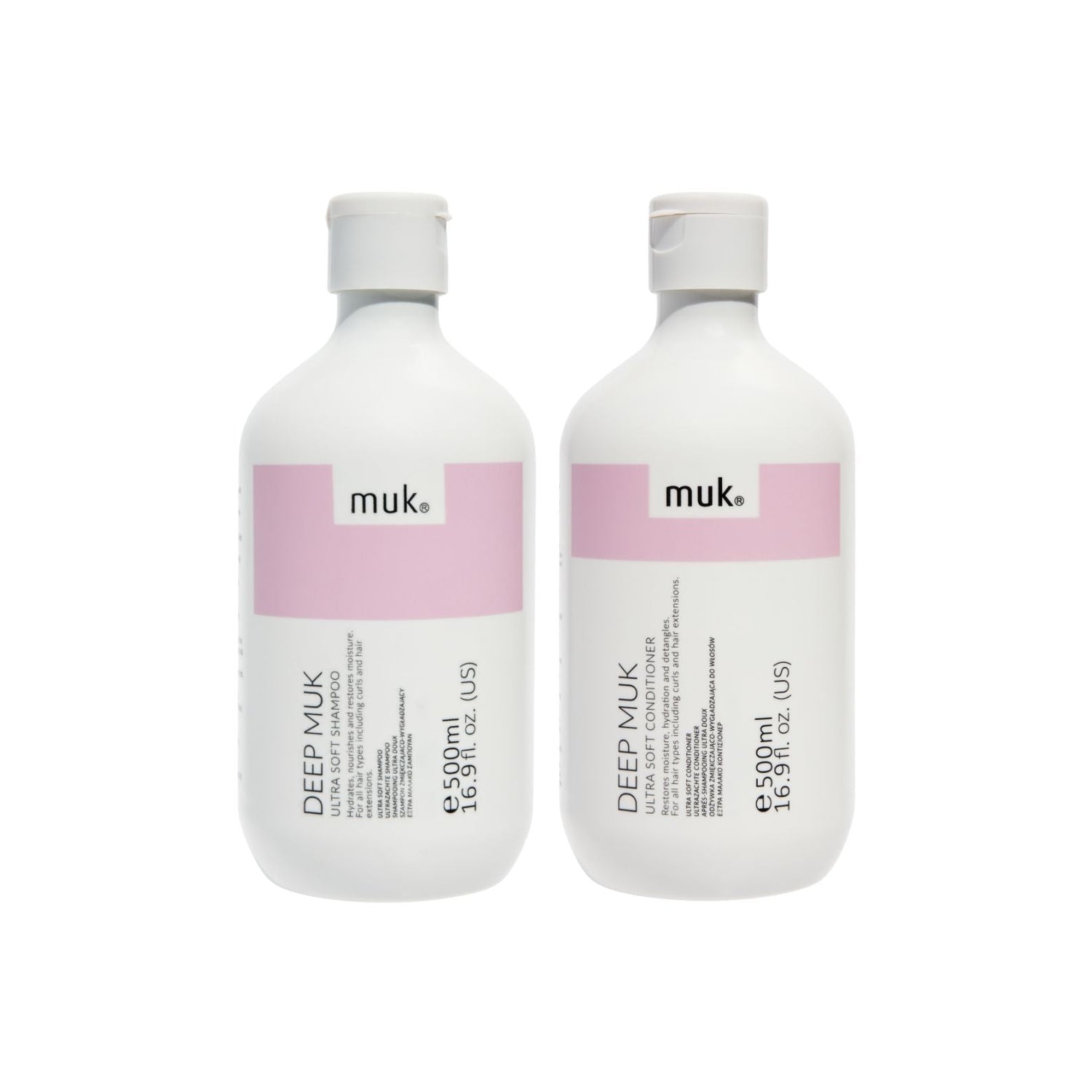 Deep muk Ultra Soft Repair Half Liter Duo